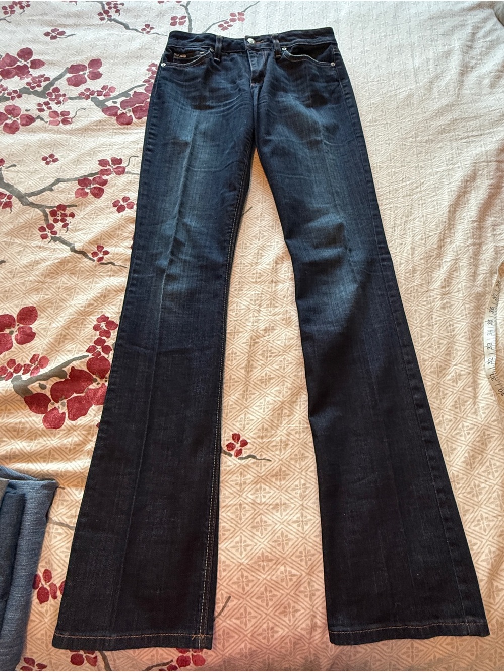 Joe's Jeans Honey Dark Blue Wide Leg Jeans